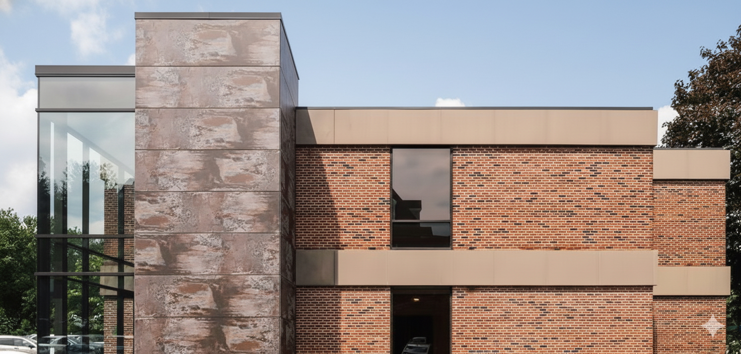 355 Main Street with its two-story glass lantern enclosure at the Armonk Professional Center